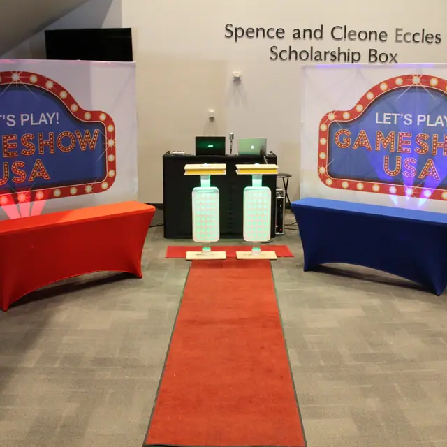 The set, before the doors open